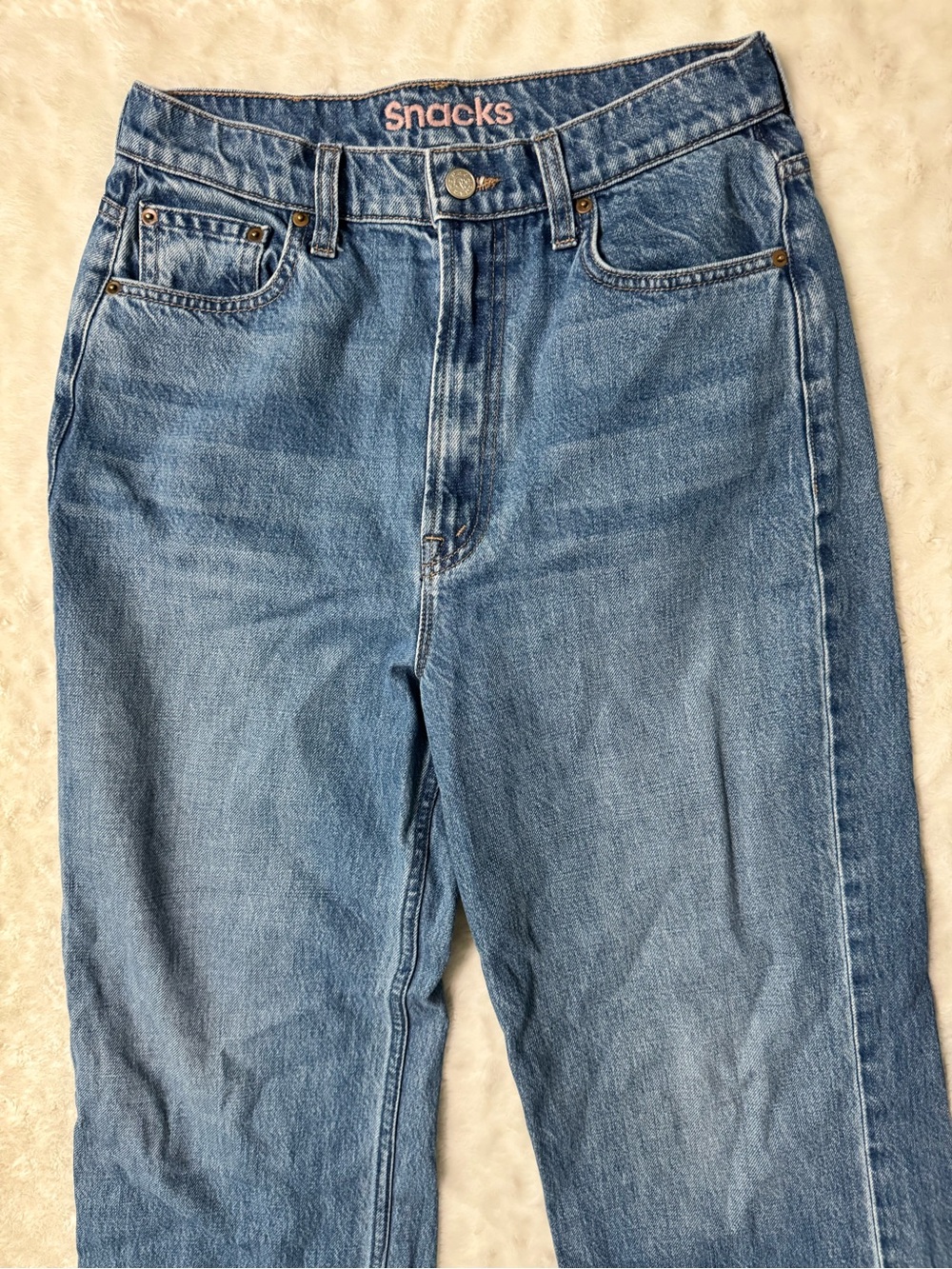 MOTHER “SNACKS” Revolve SAVORY HEEL DELICIOUS WASH Jeans : HIGH WAISTED MEMORIES - Picture 6 of 16